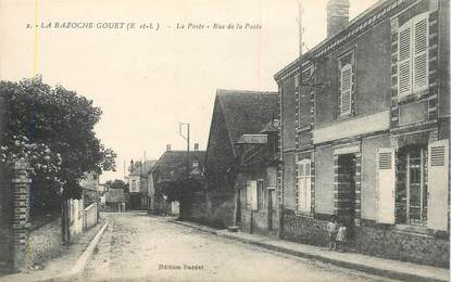 CPA FRANCE 28 "La Bazoche Gouet, la Poste, rue de la poste"