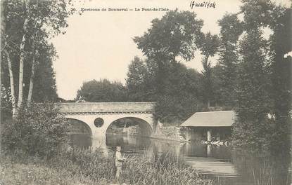 CPA FRANCE 28 "Env. de Bonneval, le Pont de l'Isle"