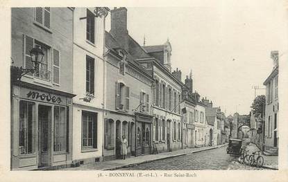 CPA FRANCE 28 "Bonneval, la rue Saint Roch"