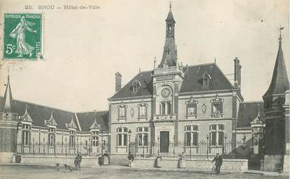 CPA FRANCE 28 "Brou, Hotel de ville "