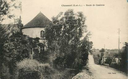 CPA FRANCE 28 "Chassant, route de Combres"