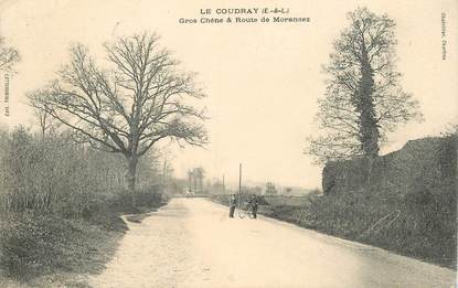 CPA FRANCE 28 "Le Coudray, route de Morancez"