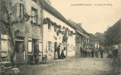 CPA FRANCE 23 "Saint Alpinien, le centre du bourg"