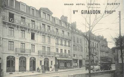 CPA FRANCE 23 "Guéret, Grand Hotel Central"