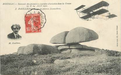 CPA FRANCE 23 "Boussac, souvenir d'aviation, 1911"