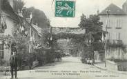 23 Creuse CPA FRANCE 23 "Aubusson, concours 1909, Place u Pont Neuf"