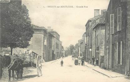 / CPA FRANCE 79 "Brioux sur Boutonne, grande rue"