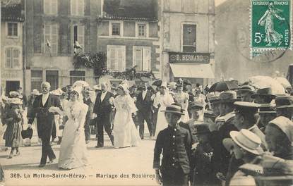 / CPA FRANCE 79 "La Mothe Saint Heray, mariage des Rosières"