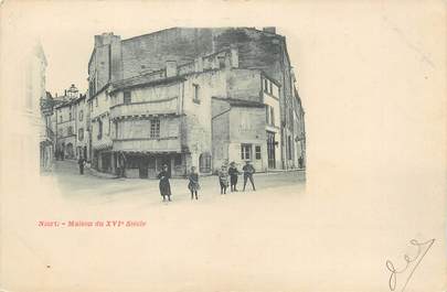 / CPA FRANCE 79 "Niort, maison du XVI ème siècle"