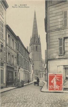 / CPA FRANCE 79 "Niort, église Notre Dame"