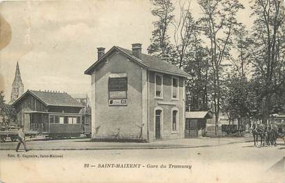 / CPA FRANCE 79 "Saint Maixent, gare du Tramway"