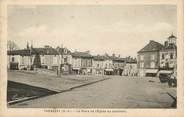 79 Deux SÈvre / CPA FRANCE 79 "Thenezay, la place de l'église au couchant"