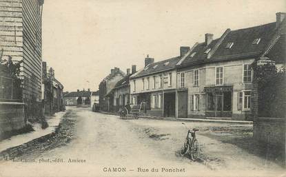 / CPA FRANCE 80 "Camon, rue du Ponchet"