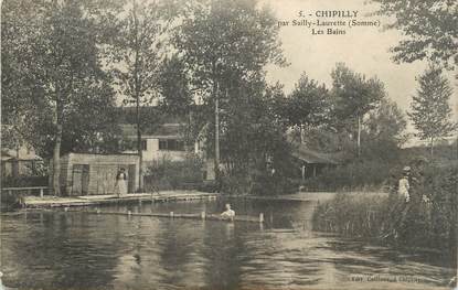 / CPA FRANCE 80 "Chipilly par Sailly Laurette, Les Bains"