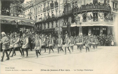CPA FRANCE 45 "Orléans, Fêtes de Jeanne d'Arc 1913, le cortège historique"