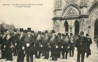 CPA FRANCE 45 "Orléans, Fêtes de Jeanne d'Arc 1913, le conseil municipal"