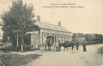 / CPA FRANCE 80 "L'auberge du pont à Cailloux, route de Berck"