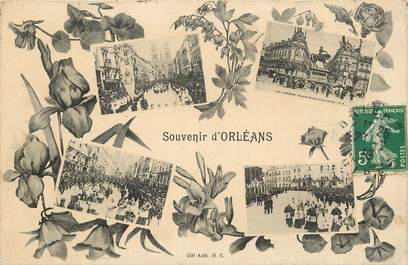 CPA FRANCE 45 "Souvenir d'Orléans"