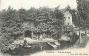 80 Somme / CPA FRANCE 80 "Camon, l'Ile des Tilleuls"