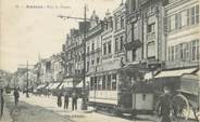 80 Somme / CPA FRANCE 80 "Amiens, rue de Noyon" / TRAMWAY