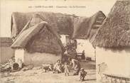 80 Somme / CPA FRANCE 80 "Cayeux sur Mer, chaumières, rue du commerce"