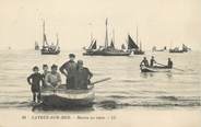 80 Somme / CPA FRANCE 80 "Cayeux sur Mer, marins au repos"