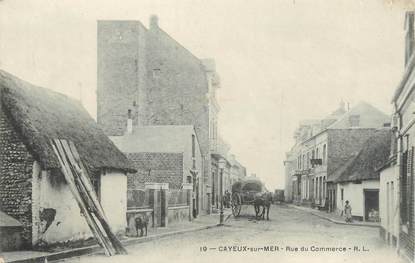 / CPA FRANCE 80 "Cayeux sur Mer, rue du commerce"