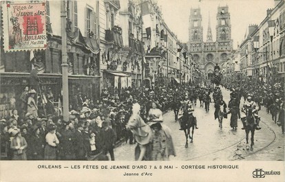 CPA FRANCE 45 "Orléans, les fêtes de Jeanne d'Arc, le cortège historique, Jeanne d'Arc"