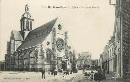 / CPA FRANCE 80 "Harbonnières, l'église "