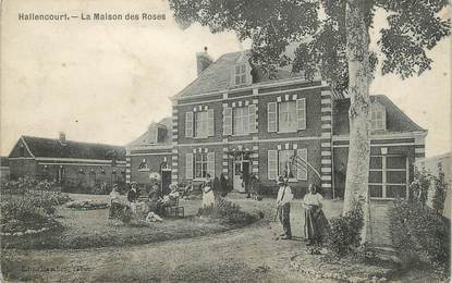 / CPA FRANCE 80 "Hallencourt, la maison des Roses"