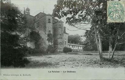 / CPA FRANCE 80 "La Faloise, le château"