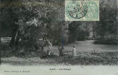 / CPA FRANCE 80 "Jumel, les étangs"