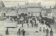 80 Somme / CPA FRANCE 80 "Doullens, la marché aux bestiaux"