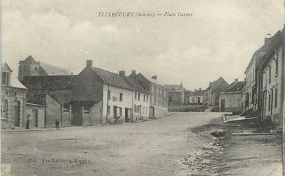 / CPA FRANCE 80 "Flixecourt, place Carnot"