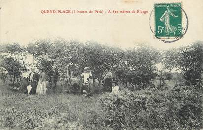 / CPA FRANCE 80 "Quend Plage"