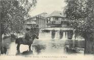 80 Somme / CPA FRANCE 80 "Prouzel, le pont de la Fabrique, la chute" / CHEVAL