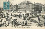 80 Somme / CPA FRANCE 80 "Mers Les Bains, le marché"