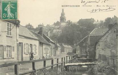 / CPA FRANCE 80 "Montdidier, rue de Breteuil"