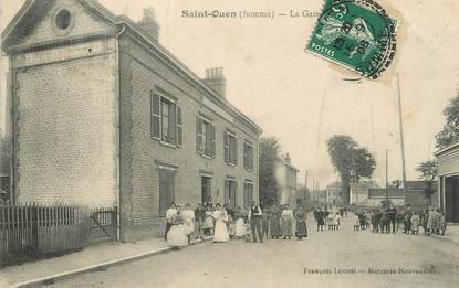 / CPA FRANCE 80 "Saint Ouen, la gare"