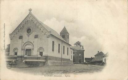 / CPA FRANCE 80 "Saint Ouen, église"