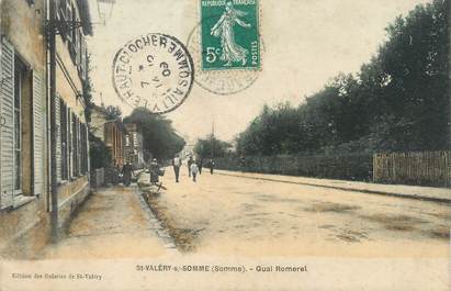 / CPA FRANCE 80 "Saint Valéry sur Somme, quai Romerel"