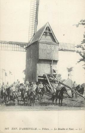 / CPA FRANCE 80 "Villers, le moulin à vent"