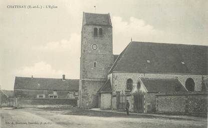 CPA FRANCE 28 "Chatenay, l'Eglise "