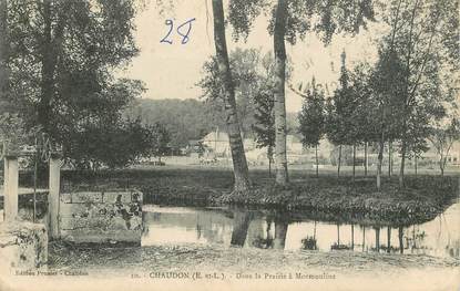 CPA FRANCE 28 "Chaudon, dans la prairie à Mormoulins"