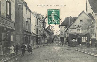 CPA FRANCE 28 "Courville, la rue Pannard"