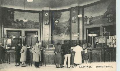 CPA FRANCE 28 "Chartres, Hotel des Postes"