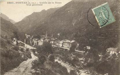 CPA FRANCE 06 "Fontan, vallée de la Roya, vue générale"