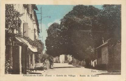 / CPA FRANCE 81 "Anglès du Tarn, entrée du village, route de Castres"