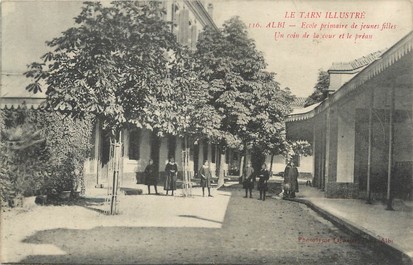 / CPA FRANCE 81 "Albi, école primaire de jeunes filles"