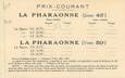 / CPA FRANCE 81 "Albi, la Pharaonne" / LIQUEUR / CARTE PUBLICITAIRE